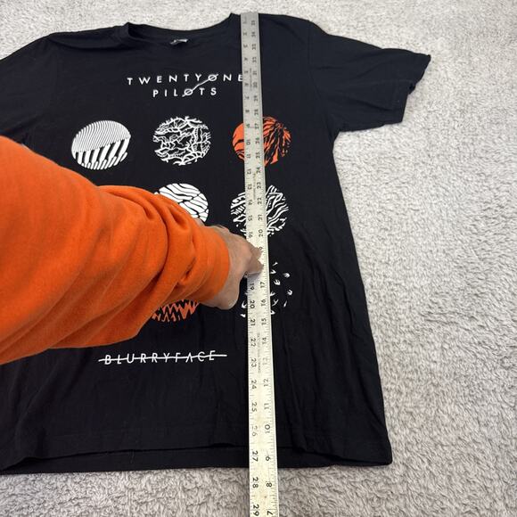 Vintage Twenty One Pilots Mens Medium Band T-Shirt Black Blurryface Album - Picture 5 of 6